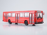 Коллекционная масштабная модель 1:43 Городской автобус ЛиАЗ-5256 с журналом №16 (Наши Автобусы. Modimio)
